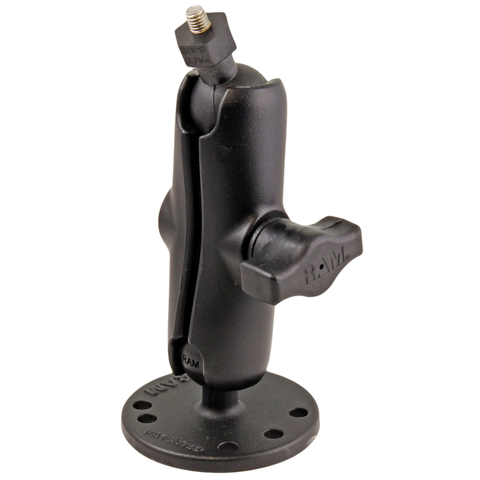 RAM Mount Flat Surface Mount w1 Ball including M6 X 30 SS HEX Head Bolt fRaymarine Dragonfly45  WiFish Devices
