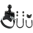 RAM Mount Rail Base wZinc Coated UBolt ATVUTV Strap  1 Ball for Rails to 315 in Diameter RAMB231Z2U