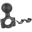RAM Mount Torque 34  1 Diameter HandlebarRail Base with C Size 15 Ball RAM408751U