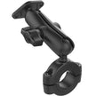 RAM Mount Torque 118  112 Diameter HandlebarRail Base w1 Ball Medium Arm  Diamond Ball Plate RAMB40811215238U