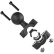 RAM Mount RAM Torque 38  58 Diameter Mini Rail Base with 1 Ball Short Arm and XGrip for Larger Phones RAMB4083762AUN10
