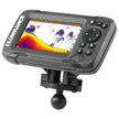 RAM Mount B Size 1 Fishfinder Ball Adapter for the Lowrance Hook2 Series RAMB202LO12