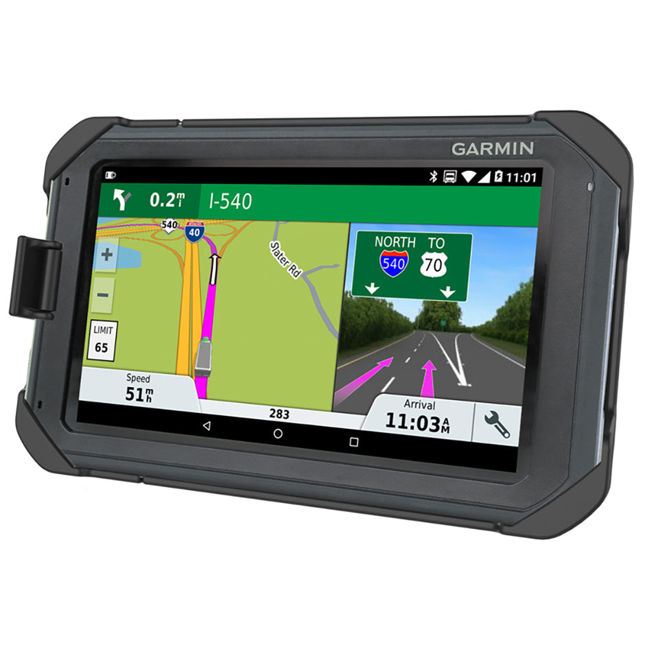 RAM Mount EZRollr Locking Cradle for the Garmin Fleet 770 780  790 RAMHOLGA75LU