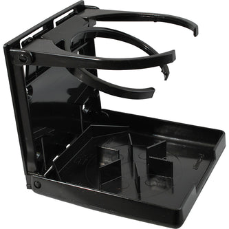 Attwood FoldUp Drink Holder  Dual Ring  Black 24457