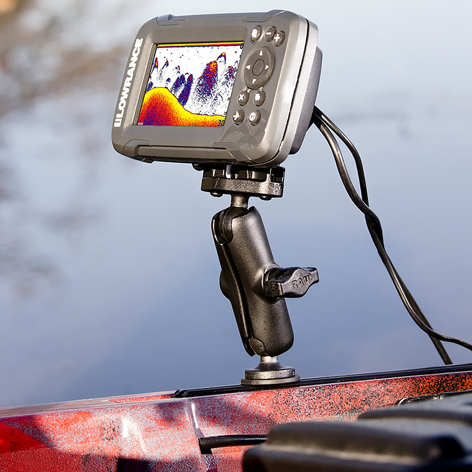 RAM Mount Fishfinder Mount fLowrance Hook2Series  1 Track Mount RAMBLO12354TRA1
