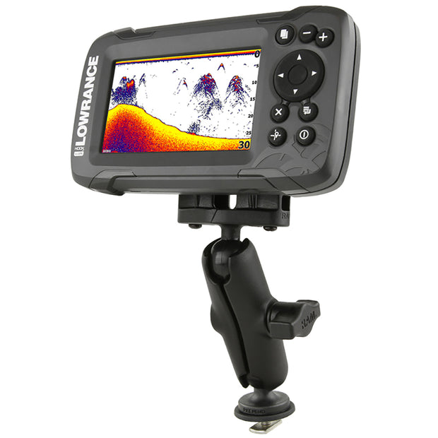 RAM Mount Fishfinder Mount fLowrance Hook2Series  1 Track Mount RAMBLO12354TRA1