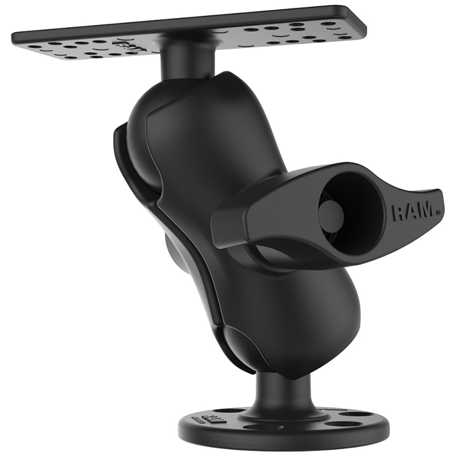 Ram Mount Universal D Size Ball Mount with Short Arm for 912 Fishfinders and Chartplotters RAMD115C