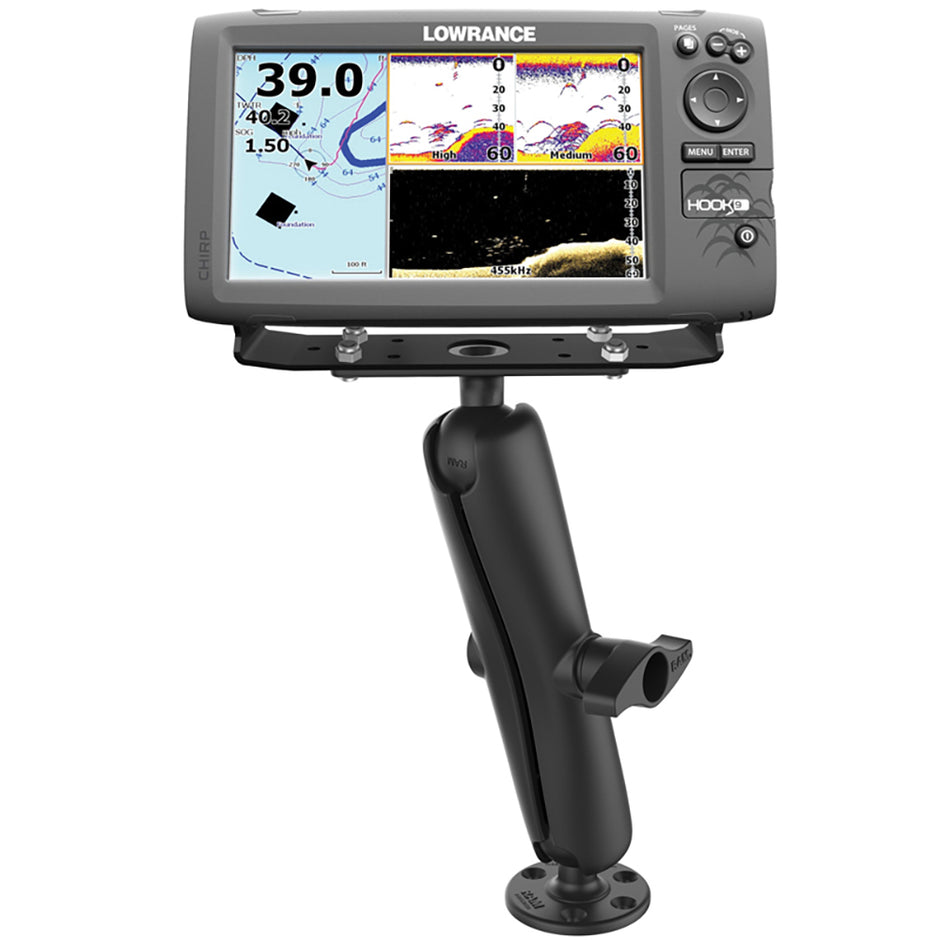 Ram Mount Universal D Size Ball Mount with Long Arm for 912 Fishfinders and Chartplotters RAMD115E