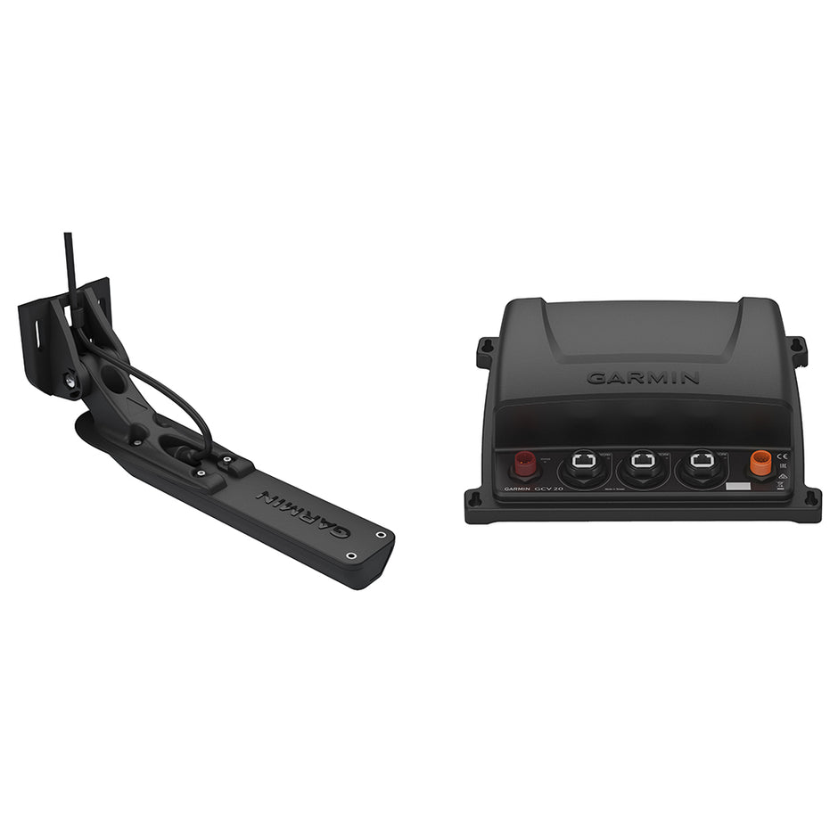 Garmin GCV 20 Ultra HD Scanning Sonar Black Box wGT34UHDTM Ultra HD Transom Mount Transducer 0100205500