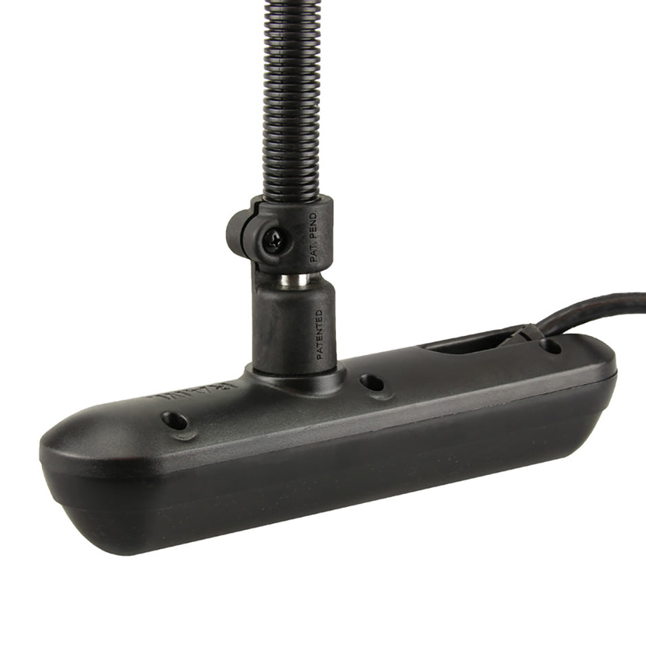RAM Mount Transducer Mount w18 Rigid Aluminum Rod fLowrance TotalScan RAM31618TRA4UNB