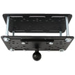 RAM Mount Forklift Overhead Guard Plate w C Size 15 Ball RAM335246