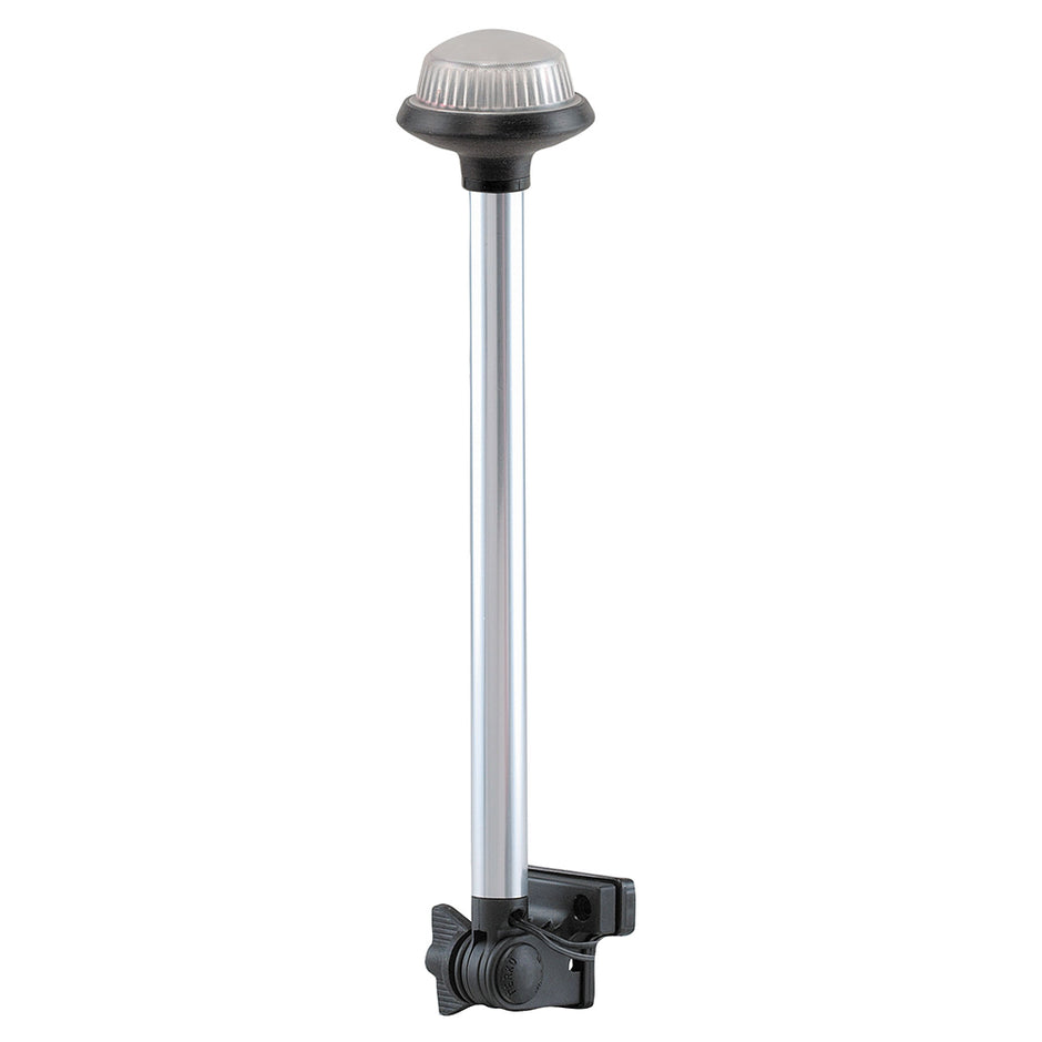 Perko Fold Down AllRound Frosted Globe Pole Light  Horizontal Mount  White 1634DP0CHR