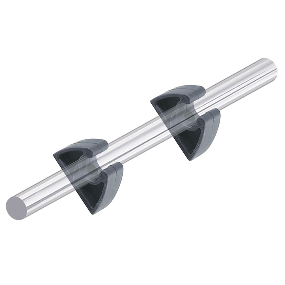 Perko Pole Storage Clips  Black  Pair 0477DP0BLK
