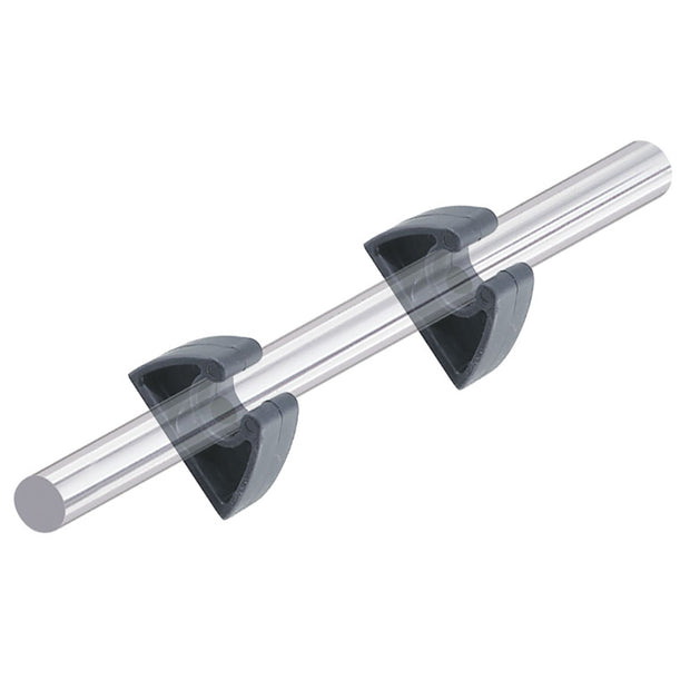 Perko Pole Storage Clips  Black  Pair 0477DP0BLK