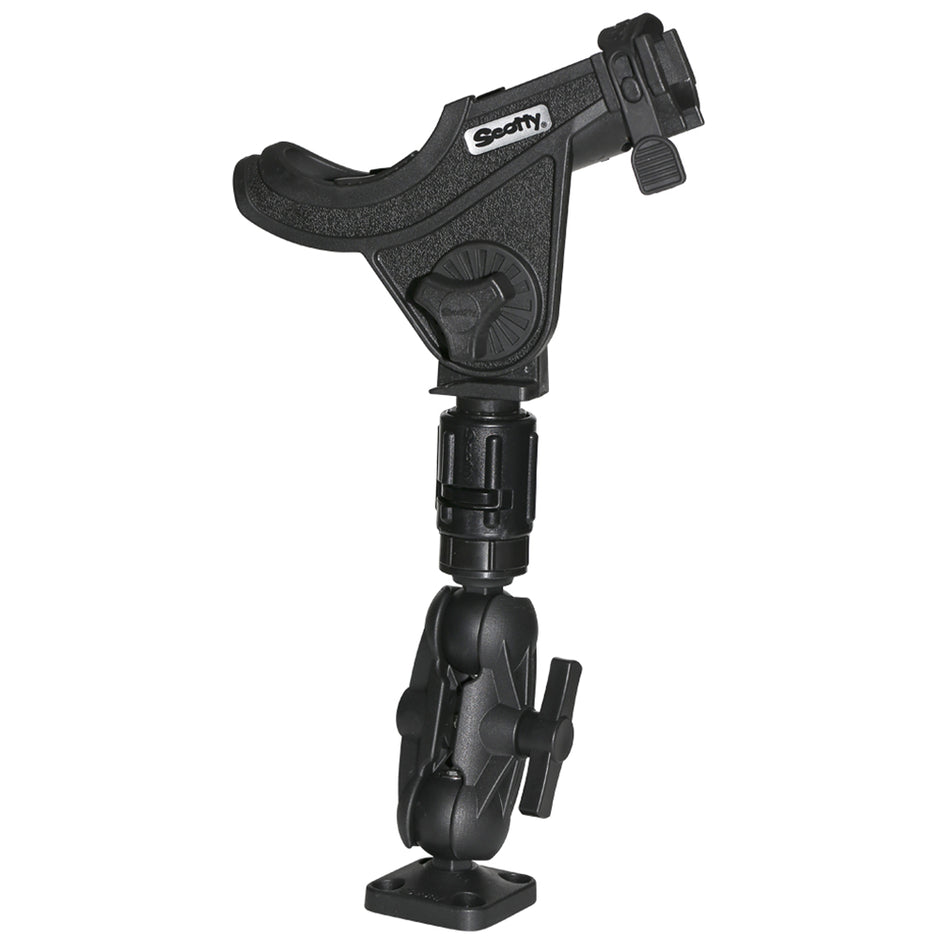 Scotty 162 15 Ball Mount wGear Head Post  241 Side Deck Mount 0162