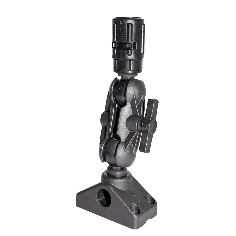 Scotty 162 15 Ball Mount wGear Head Post  241 Side Deck Mount 0162