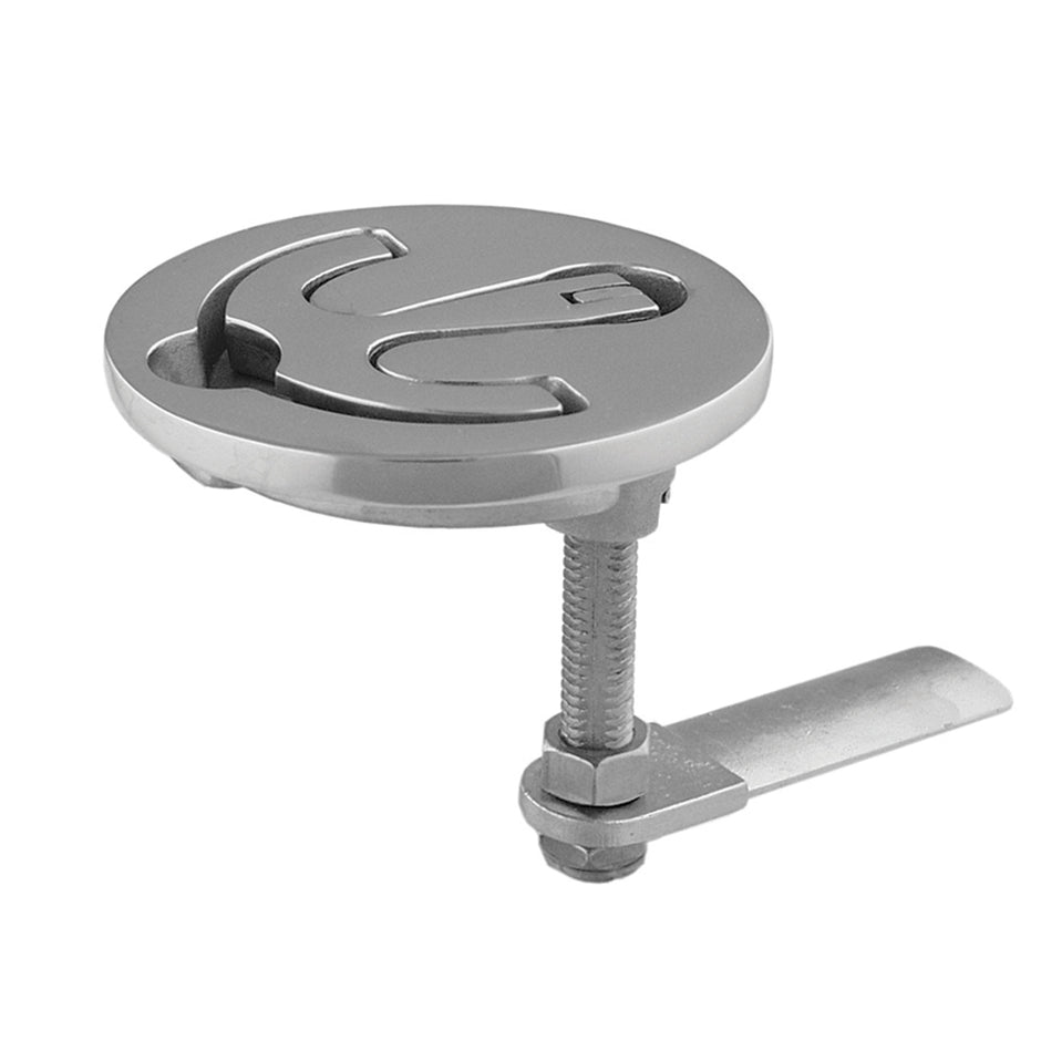TACO Latchtite Lifting Handle  25 Round  Stainless Steel F162500