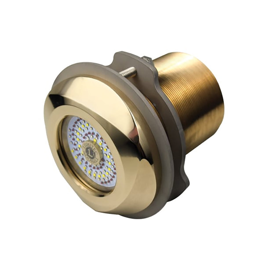 Lumitec SeaBlaze Typhoon Underwater Bronze ThruHull LED Light  RGBW Spectrum 101449