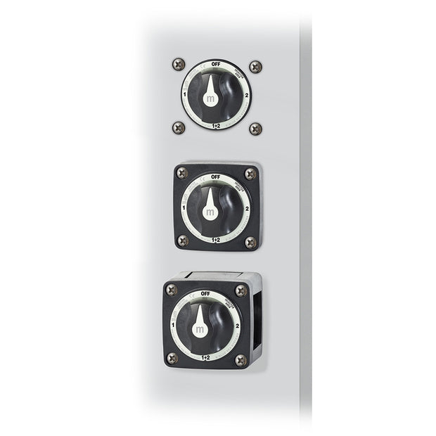 Blue Sea 6008200 mSeries Selector 3 Position Battery Switch  Black 6008200