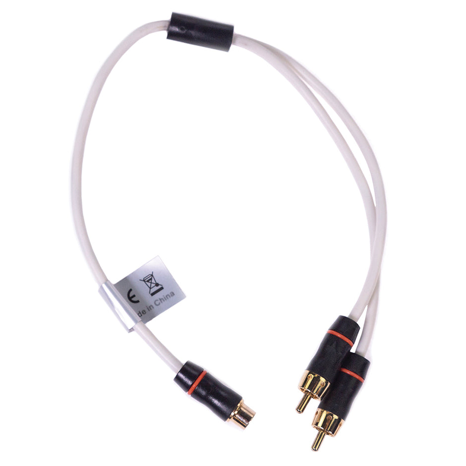 Fusion Performance RCA Cable Splitter  1 Female to 2 Male  9 0101262100