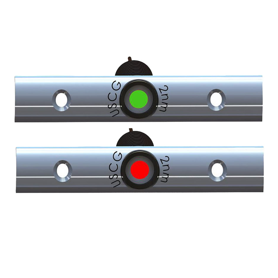 TACO Rub Rail Mounted LED Navigation Light Set  4 wDeutsch Plug Port  Starboard F386810B1