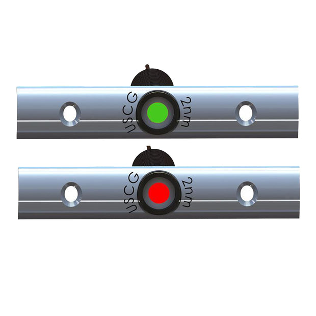 TACO Rub Rail Mounted LED Navigation Light Set  4 wDeutsch Plug Port  Starboard F386810B1