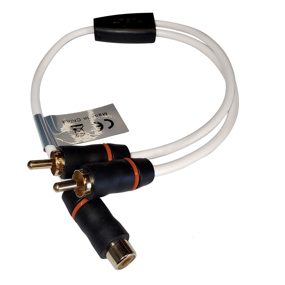 Fusion RCA Cable Splitter  1 Female to 2 Male  1 0101289500