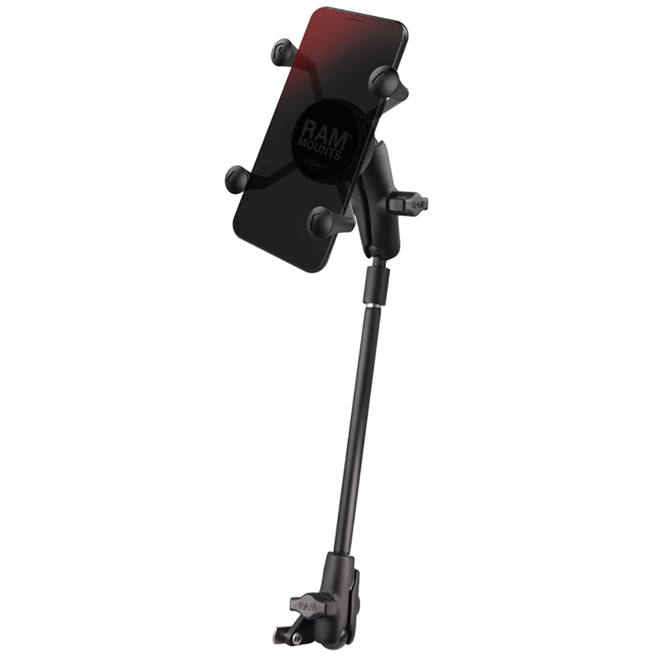 RAM Mount XGrip Phone Mount fWheelchair Seat Tracks RAMB238WCT9UN7