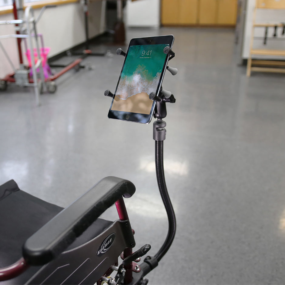 RAM Mount XGripWheelchair Leg Rail Mount f78 Tablets RAP40018BUN8