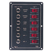 SeaDog Aluminum Circuit Breaker Panel  6 Circuit 4228001