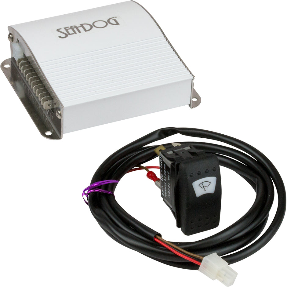 SeaDog Synchronized Wiper Control  Powder Coated AluminumStainless Steel 4148003