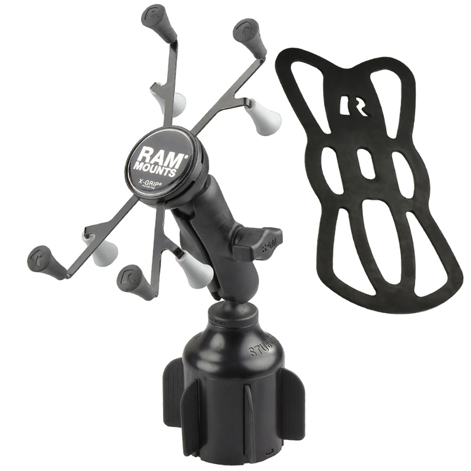 RAM Mount RAM XGrip f78 Tablets wRAM Stubby Cup Holder Base RAPB2994UN8U
