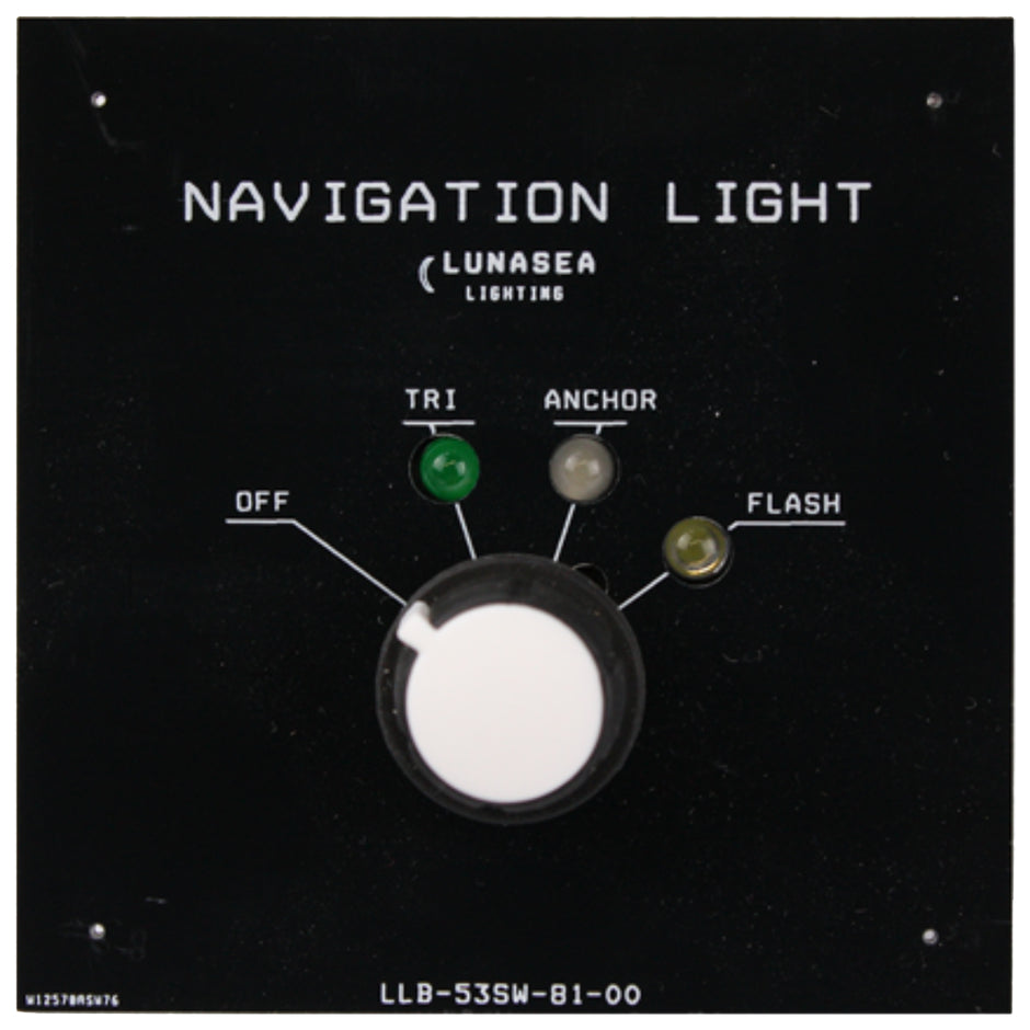 Lunasea TriAnchorFlash Fixture Switch LLB53SW8100