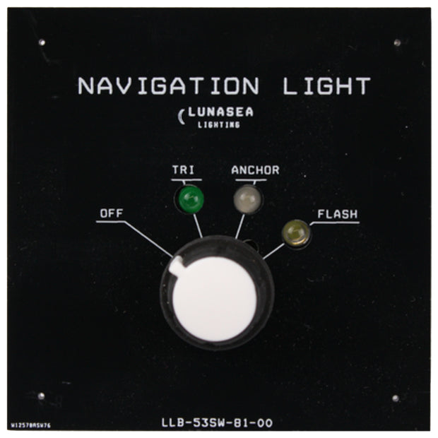 Lunasea TriAnchorFlash Fixture Switch LLB53SW8100