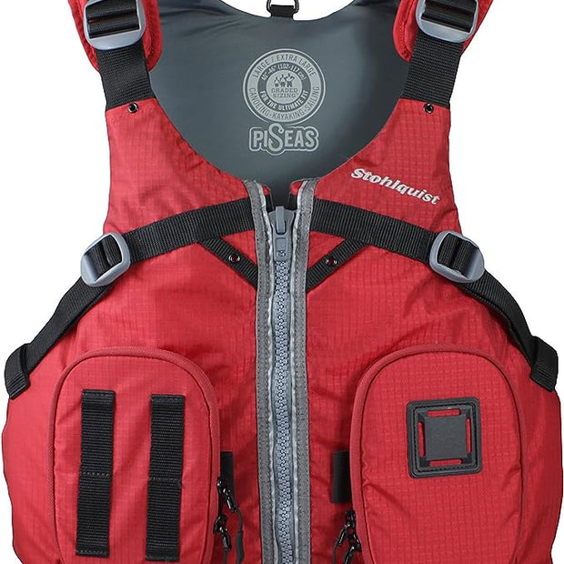 Stohlquist Men's Piseas PFD Sm/Md Red