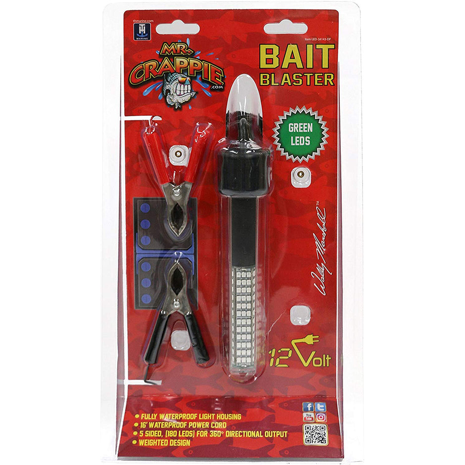 TH Marine Mr Crappie Bait Blaster  Underwater Green Light LED34143DP
