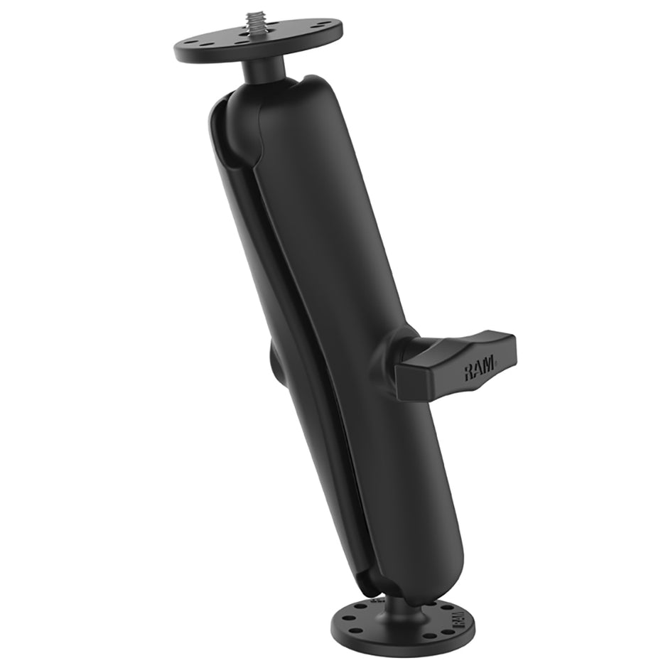 RAM Mount RAM Double Ball Mount w1420 Male Thread  Long Arm RAM101AUD