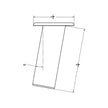 TACO Flush Mount Rod Holder 10  Deluxe Anodized Finish F310702BXY