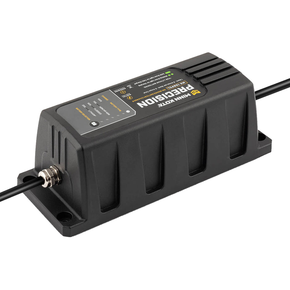 Minn Kota OnBoard Precision Charger MK106 PCL 1 Bank x 6 AMP LI Optimized Charger 1831061