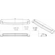 Lumitec Razor Light Bar  Flood  White Housing wInverted Logo Flush Mount 101590