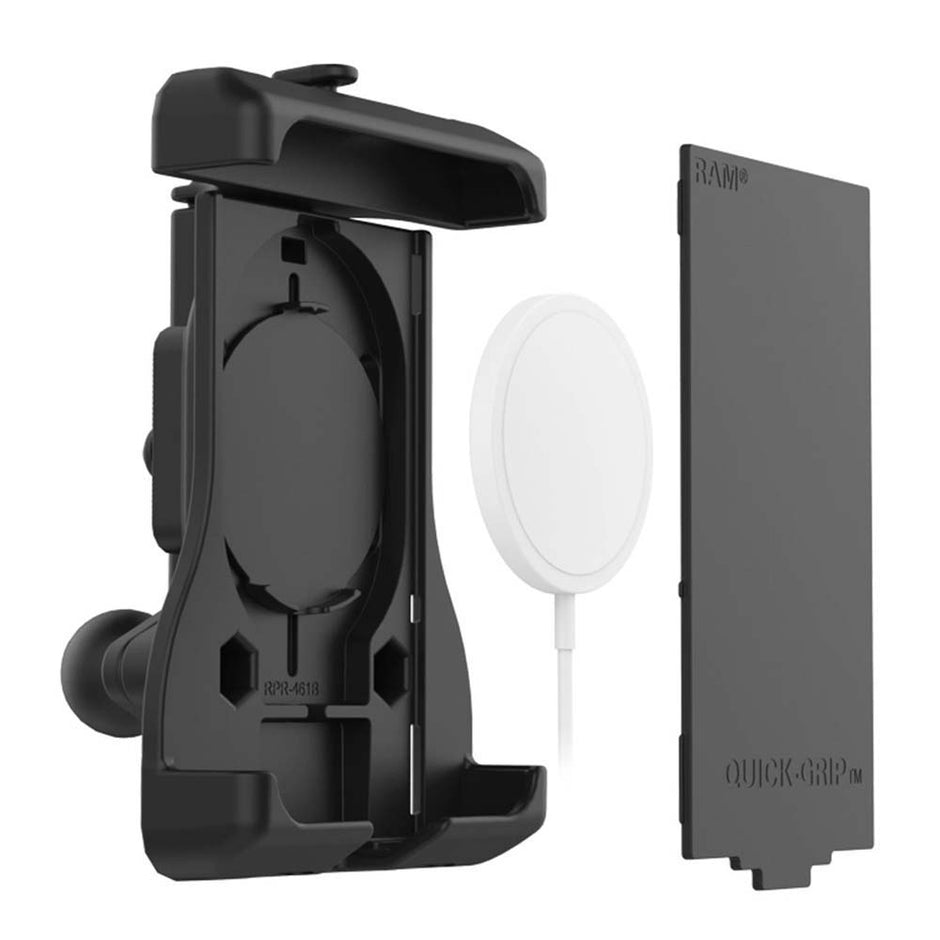 RAM Mount RAM QuickGrip Holder wBall fApple MagSafe Compatible Phones RAMHOLUN15WBU