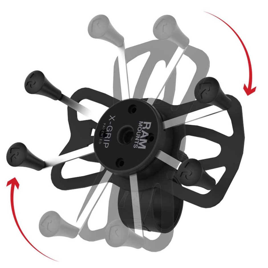 RAM Mount RAM XGrip Large Phone Mount wRAM ToughStrap Handlebar Base RAP460UN10U