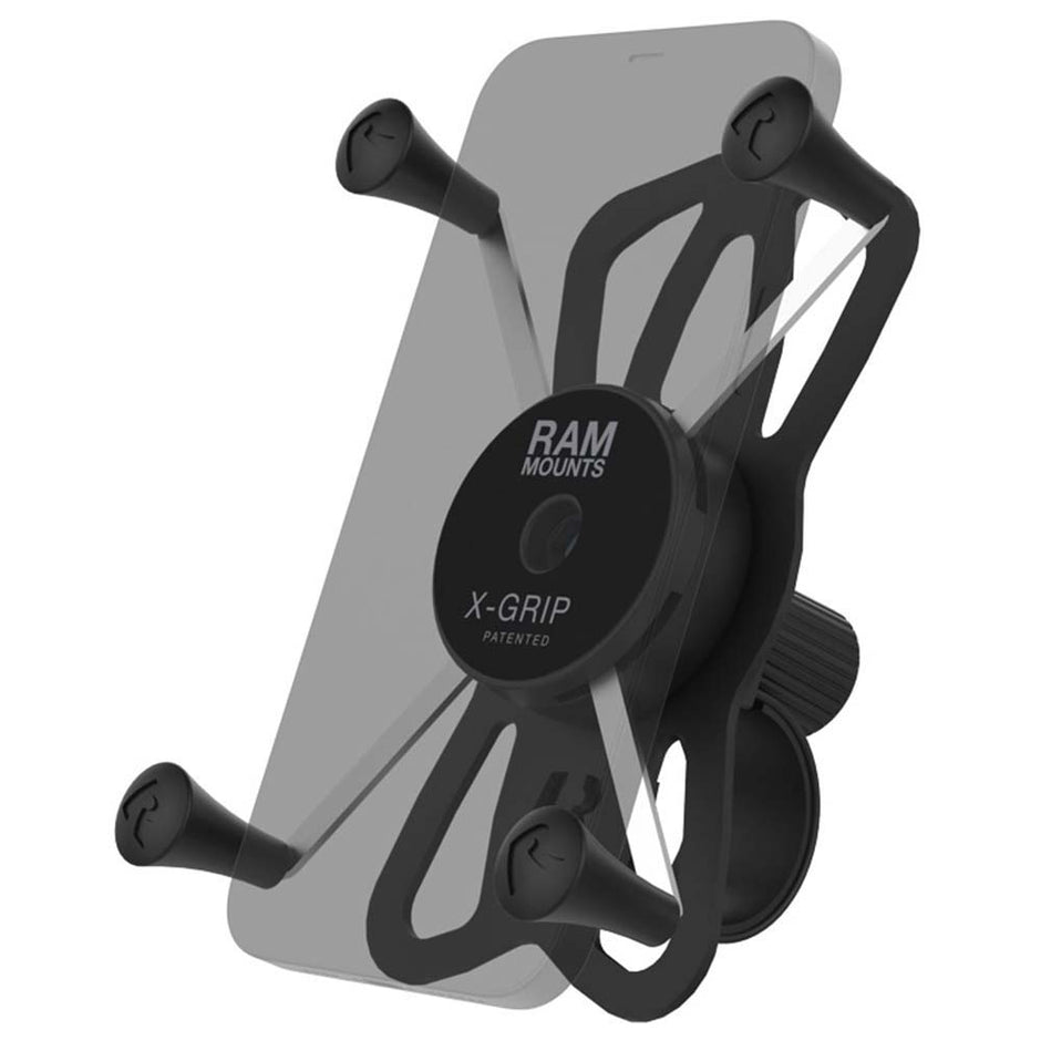 RAM Mount RAM XGrip Large Phone Mount wRAM ToughStrap Handlebar Base RAP460UN10U