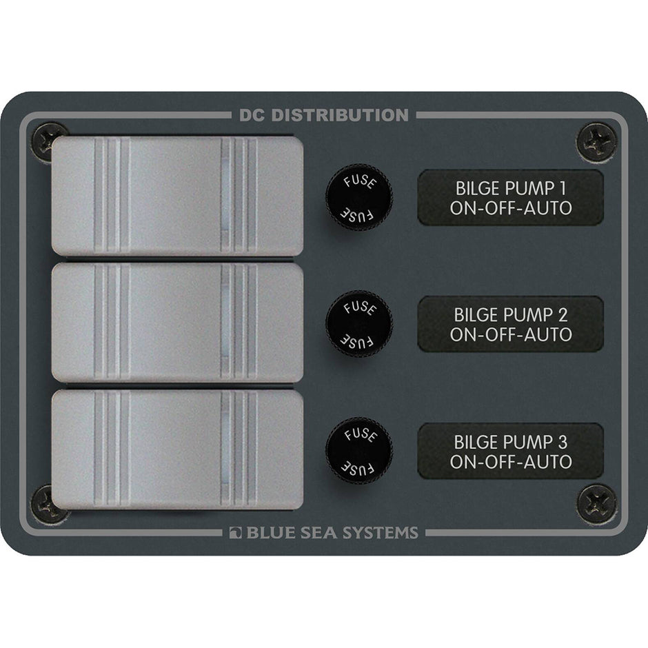 Blue Sea 8665 Contura 3 Bilge Pump Control Panel 8665
