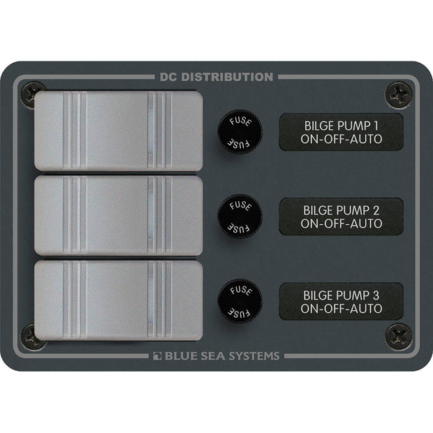 Blue Sea 8665 Contura 3 Bilge Pump Control Panel 8665