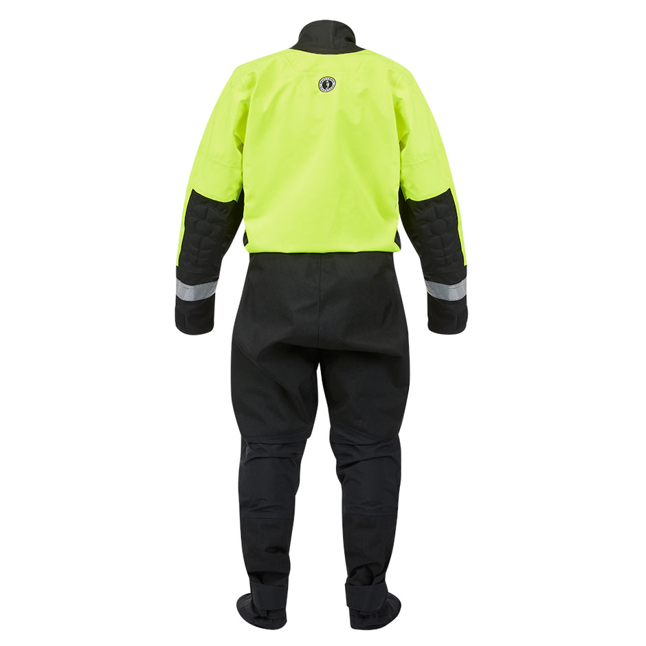 Mustang MSD576 Water Rescue Dry Suit  Fluorescent Yellow GreenBlack  Medium MSD57602251M101