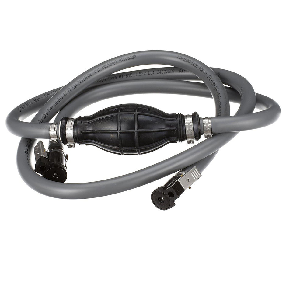 Attwood JohnsonEvinrude Fuel Line Kit  38 Diameter x 6 Length No Tank Fitting 93806ELP7