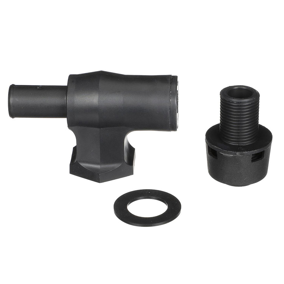 Attwood 90 PTrap Fuel Tank Vent  Black wBlack Vent Head 16703