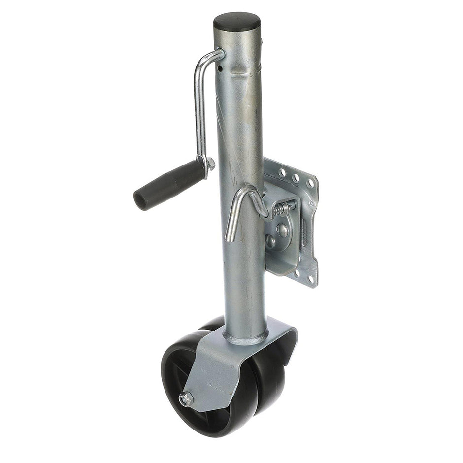 Attwood FoldUp Trailer Jack  1500 lb Capacity  Dual Wheel 111264