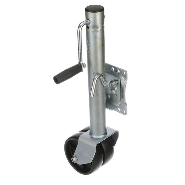 Attwood FoldUp Trailer Jack  1500 lb Capacity  Dual Wheel 111264